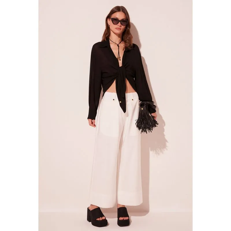 Calca Pantacourt Alfaiataria Radiante OFF WHITE/OFF WHITE 46