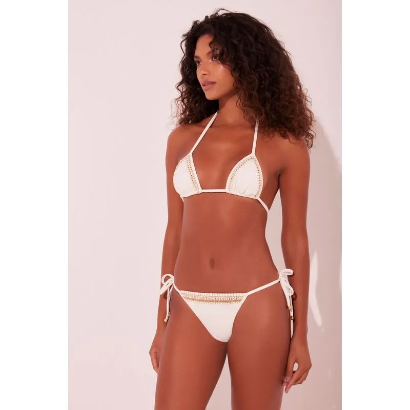 Biquíni Calcinha Lacinho Maresias OFF WHITE/OFF WHITE M/M
