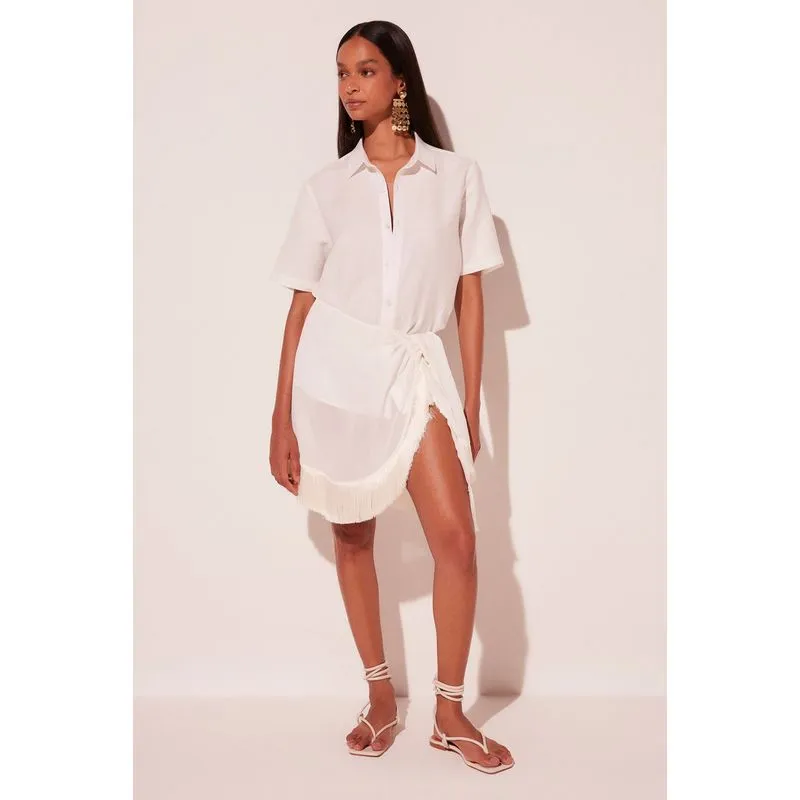 Saia Curta Jardim de Borboletas OFF WHITE/OFF WHITE M/M