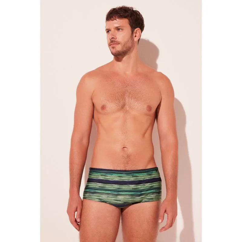 Sunga Larga Listrado Cashmere VERDE/GREEN GG/XL