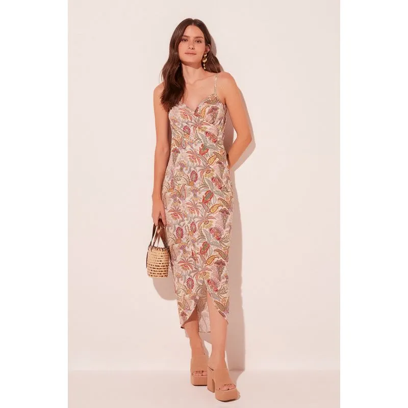Vestido Midi Cashmere Tropical OFF WHITE/OFF WHITE M/M
