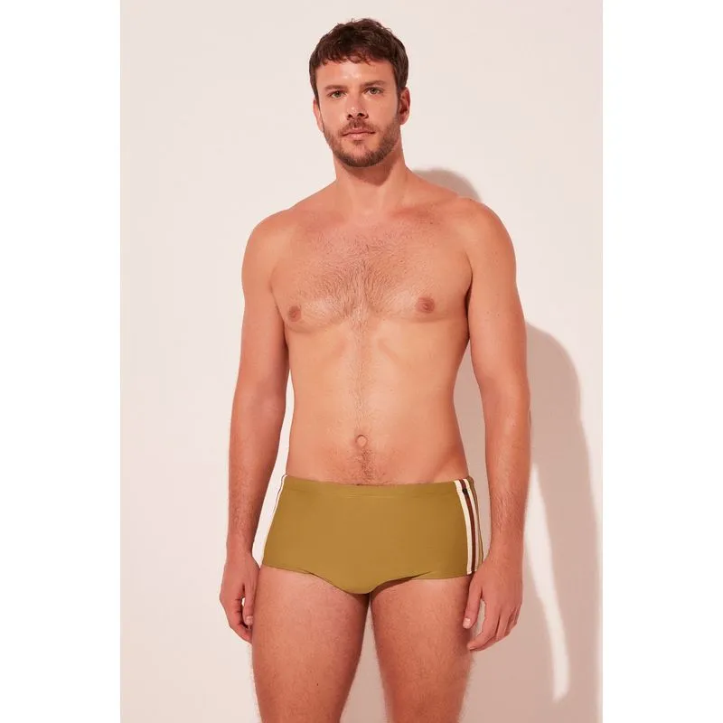 Sunga Larga Liso VERDE/GREEN M/M