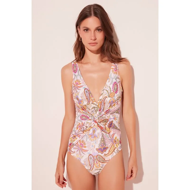 Maiô Alça Cashmere Tropical OFF WHITE/OFF WHITE PP/XS