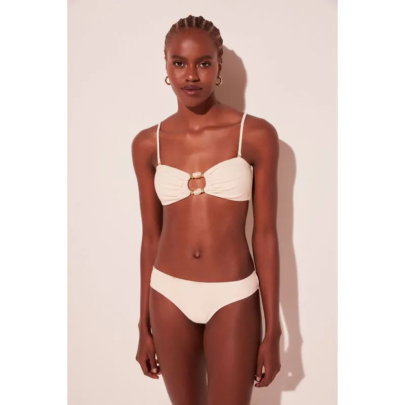 Biquíni Sutiã Faixa Peônia OFF WHITE/OFF WHITE M/M