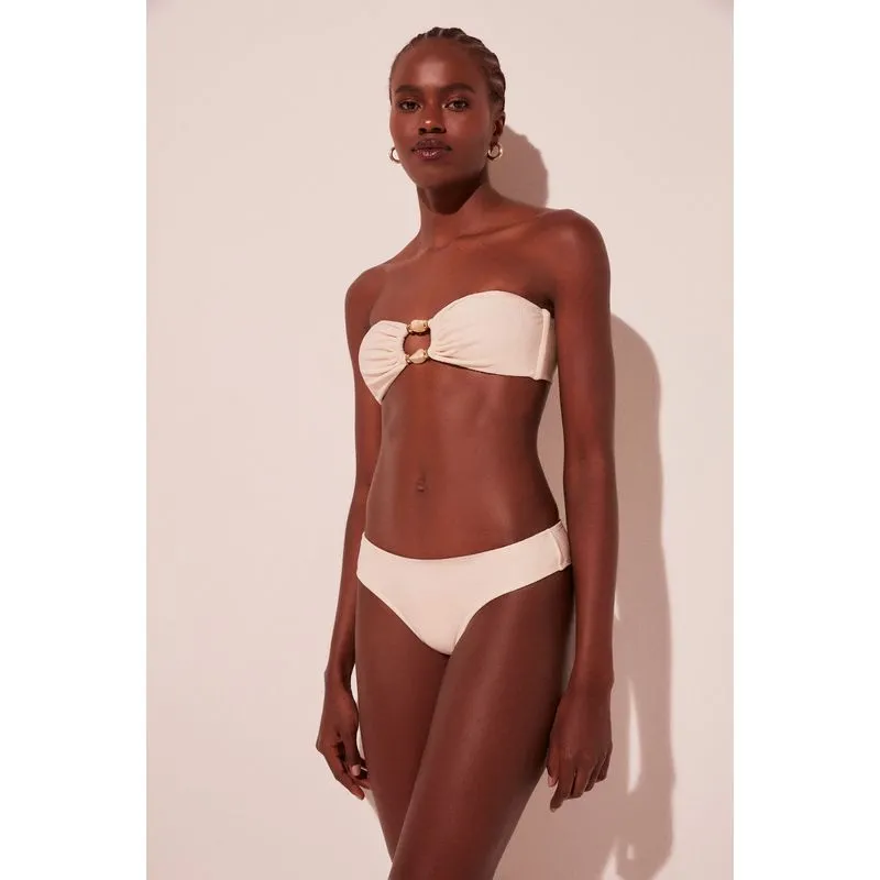 Biquíni Calcinha Lateral Media Peonia OFF WHITE/OFF WHITE P/S