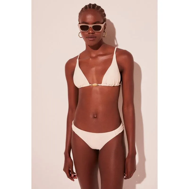 Biquíni Sutiã Cortininha Alongado Peônia OFF WHITE/OFF WHITE M/M
