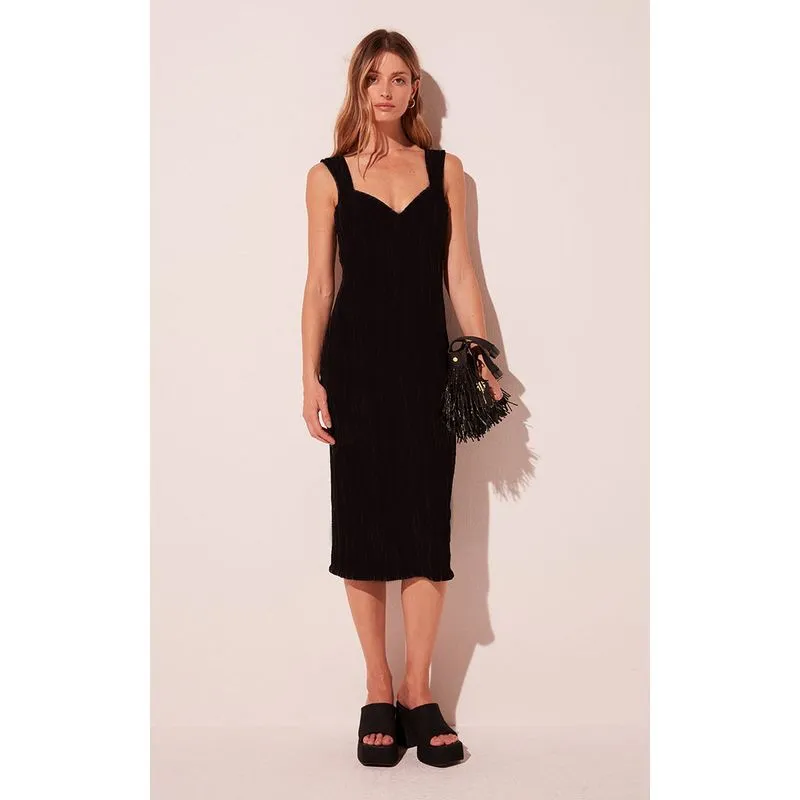 Vestido Midi Bromelia Preto PRETO/BLACK M/M