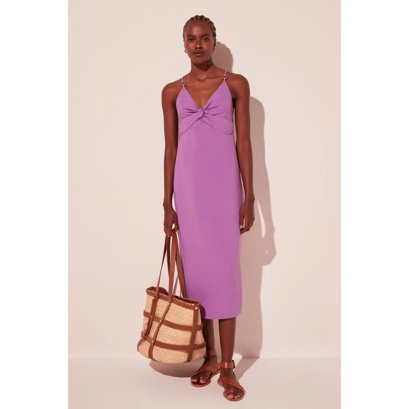Vestido Midi Vibrante Roxo ROXO/PURPLE 38