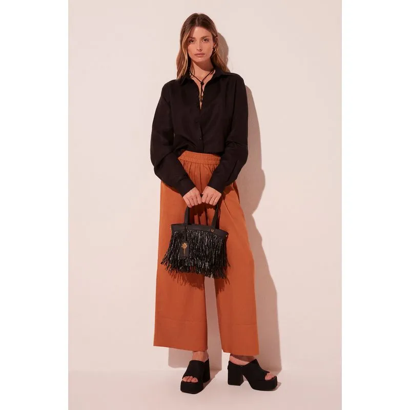 Calça Reta Canela MARROM/BROWN M/M