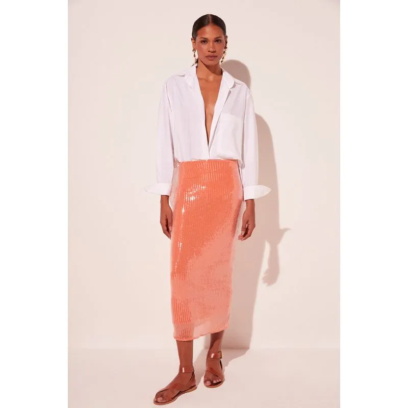 Saia Midi Quartzo Laranja LARANJA/ORANGE G/L