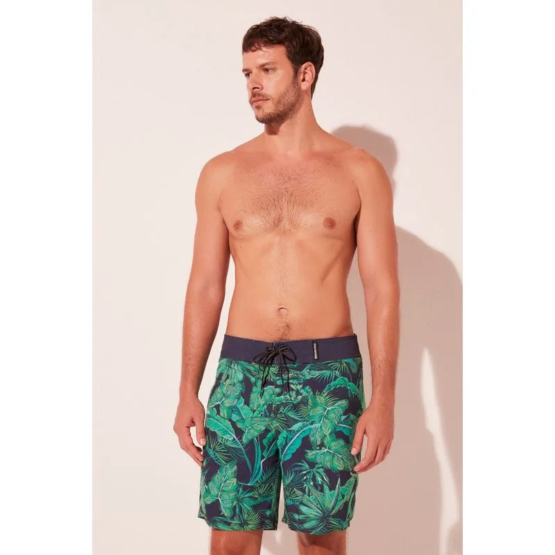 Boardshort Surf Folhagem VERDE/GREEN 42