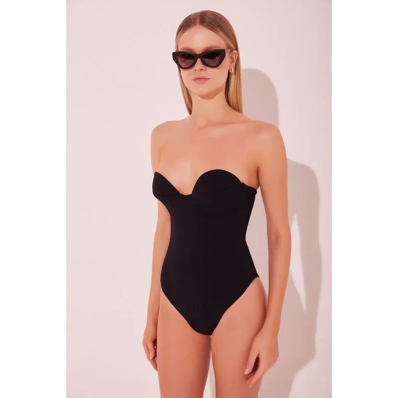 Body Meia Taça Cestaria PRETO/BLACK G/L