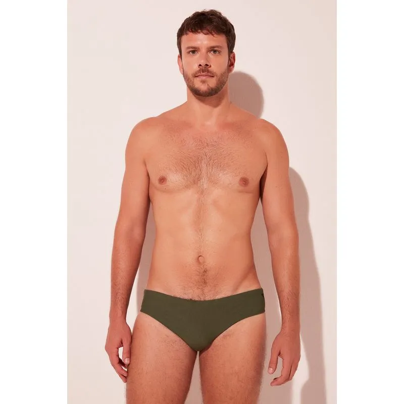 Sunga Fina Liso VERDE/GREEN PP/XS
