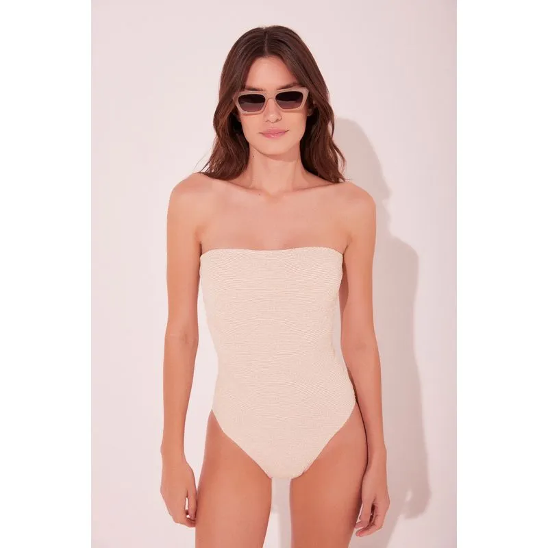 Maiô Faixa Textura Off White OFF WHITE/OFF WHITE PP/XS