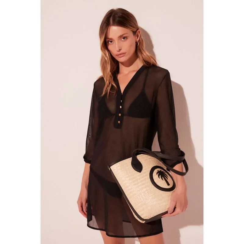 Vestido Curto Lotus PRETO/BLACK PP/XS