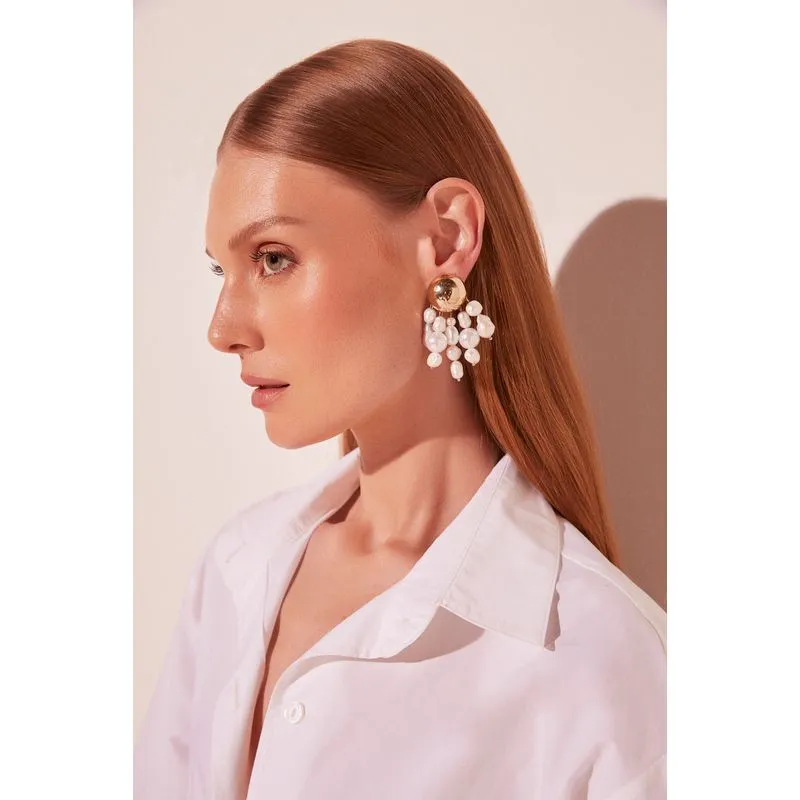 Brinco Metal Acessórios Resplandecer OFF WHITE/OFF WHITE U/ONE SIZE
