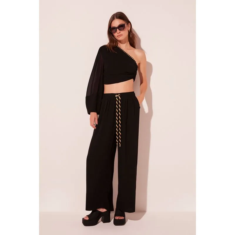 Top Ombro Só Citrus Preto PRETO/BLACK GG/XL