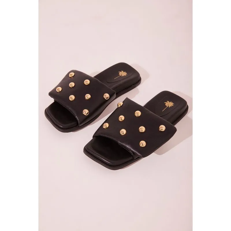 Sandália Rasteira Acessórios Esplendor PRETO/BLACK 40
