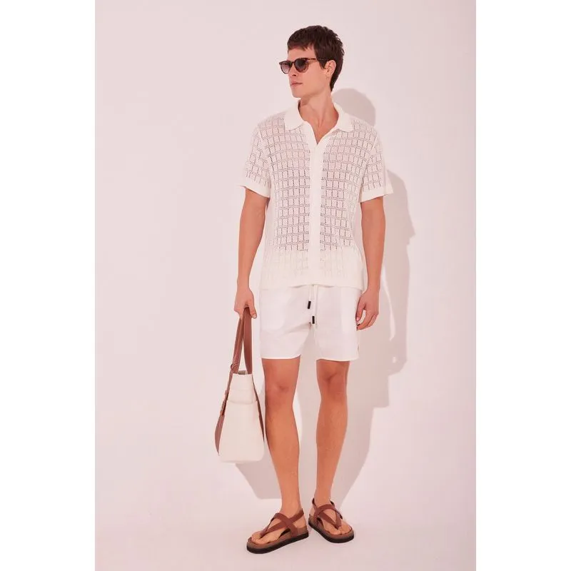 Camisa Manga Curta Ar OFF WHITE/OFF WHITE M/M