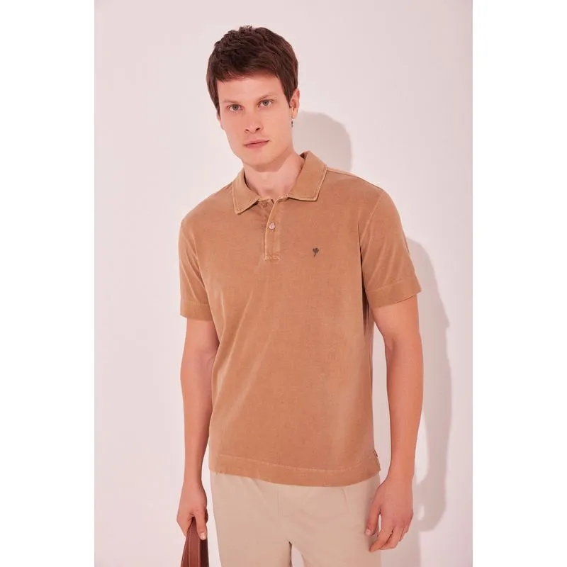 Camisa Polo Avelã MARROM/BROWN PP/XS