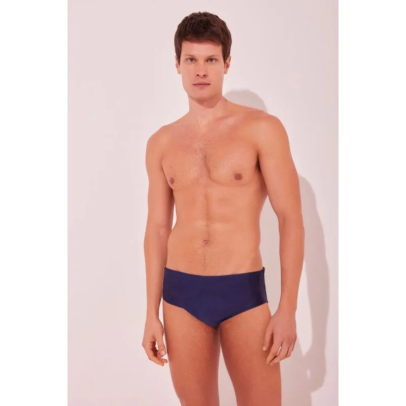 Sunga Média Trabalhada AZUL MARINHO/NAVY BLU M/M
