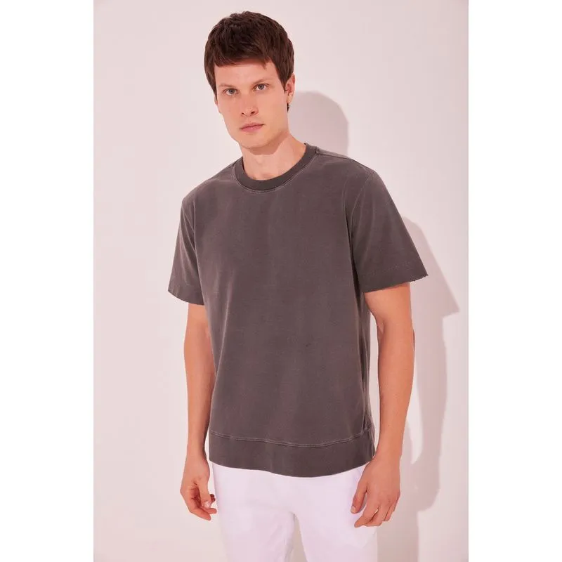 Camiseta Manga Curta Noite PRETO/BLACK P/S