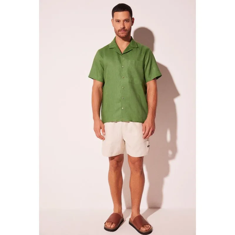 Camisa Manga Curta Horto VERDE/GREEN M/M