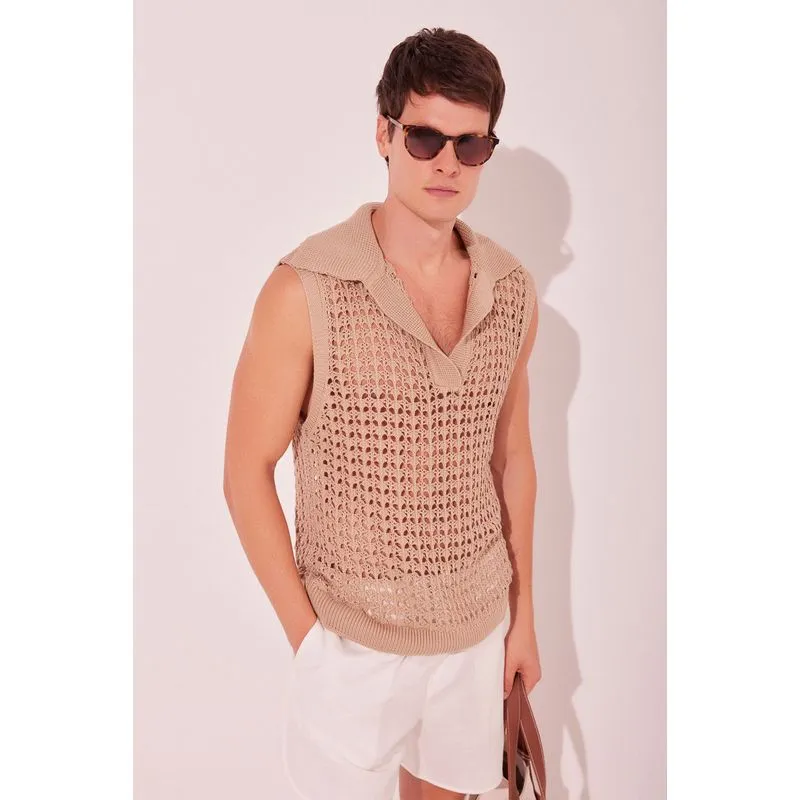 Camisa Polo Aura BEGE/BEIGE M/M
