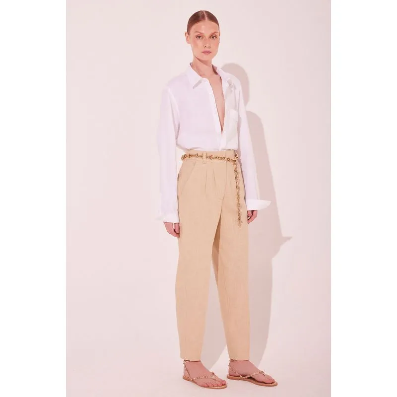 Calça Slim Fit Gaia Bege BEGE/BEIGE 40