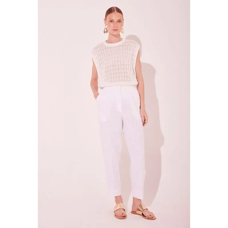Calça Slim Fit Gaia Branco BRANCO/WHITE 36