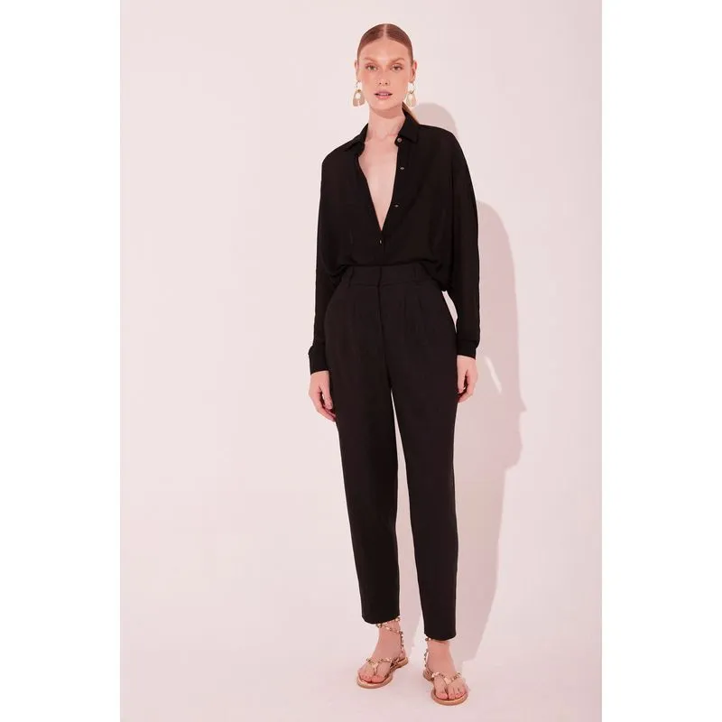 Calça Slim Fit Gaia Preto PRETO/BLACK 42