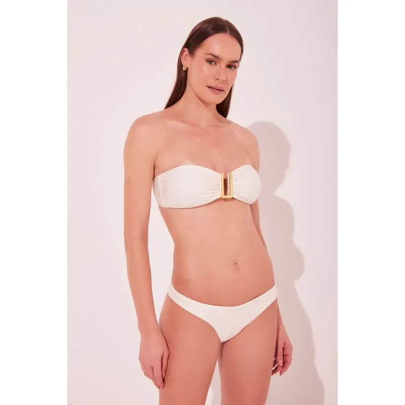 Biquíni Calcinha Asa Delta Escamas Off White OFF WHITE/OFF WHITE GG/XL