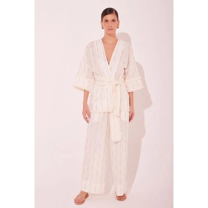 Capa Kimono Curto Leveza Off White OFF WHITE/OFF WHITE M/M