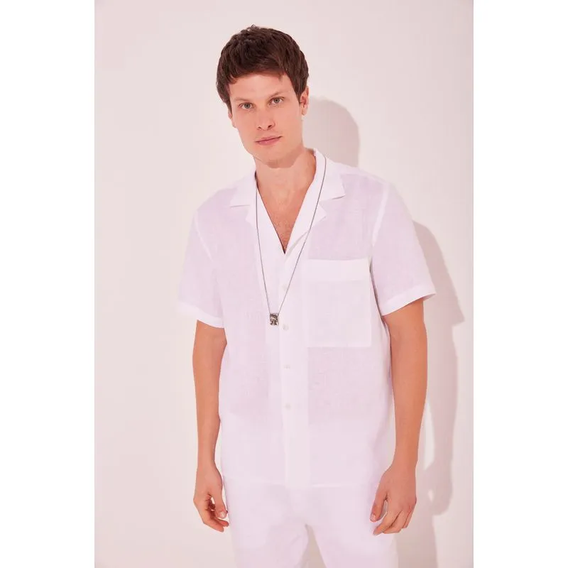 Camisa Manga Curta Bruma BRANCO/WHITE PP/XS