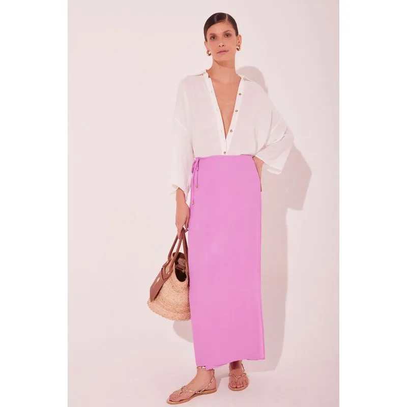 Saia Midi Frutificar ROSA/PINK PP/XS