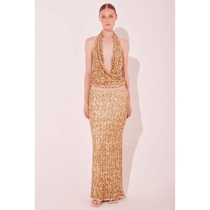 Top Cropped Sol Dourado DOURADO/GOLDEN G/L