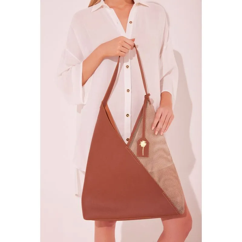 Bolsa Tote Acessórios Esplendor MARROM/BROWN U/ONE SI