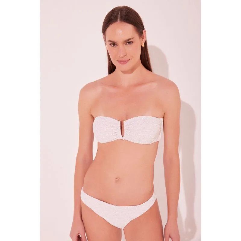 Biquíni Sutiã Faixa Flocos OFF WHITE/OFF WHITE GG/XL