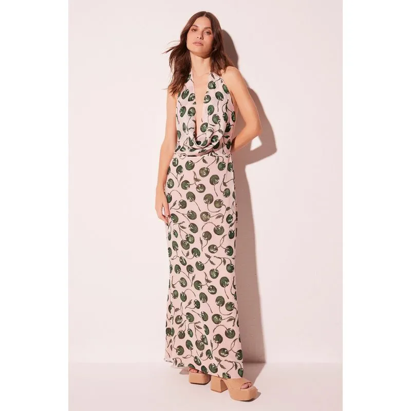 Vestido Longo Cereja ROSA/PINK P/S