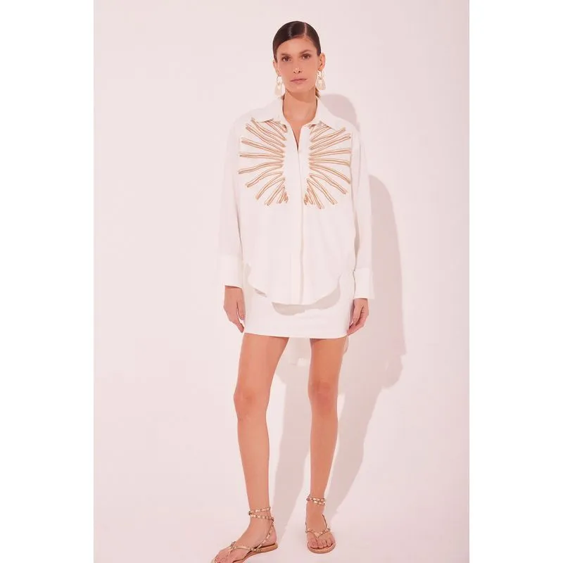 Camisa Manga Longa Cordas Off White OFF WHITE/OFF WHITE M/M