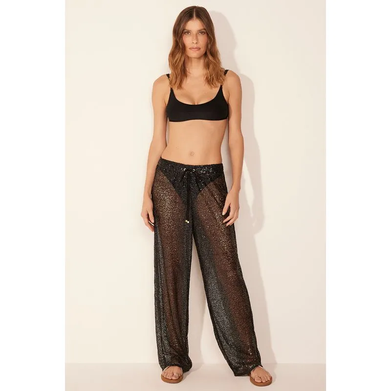 Calça Pantalona Grafite PRETO/BLACK P/S