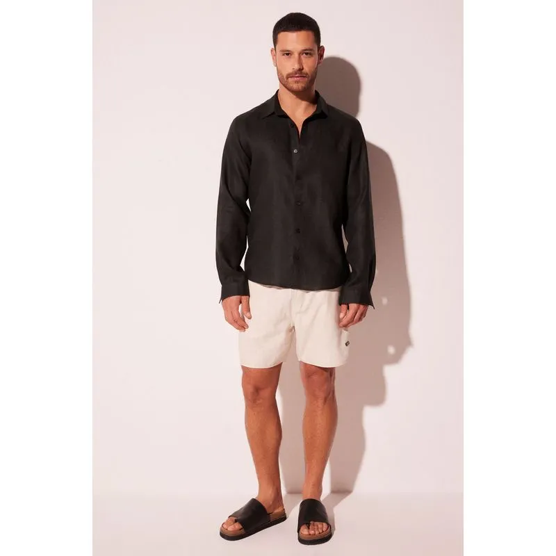 Camisa Manga Curta Lua PRETO/BLACK PP/XS
