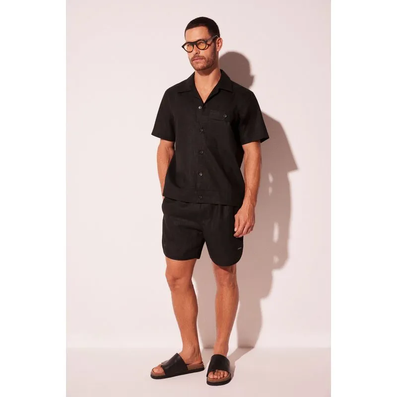 Camisa Manga Curta Lua PRETO/BLACK G/L