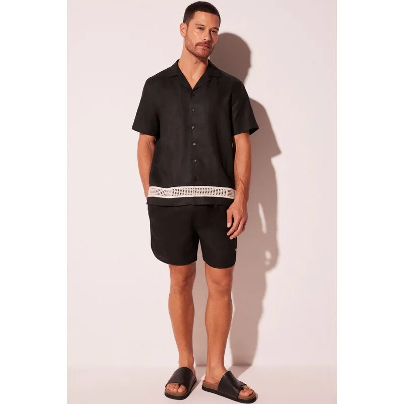 Camisa Manga Curta Lua PRETO/BLACK P/S