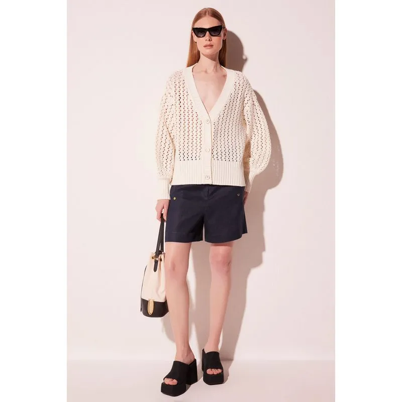 Cardigan Oversized Palma Off White OFF WHITE/OFF WHITE G/L