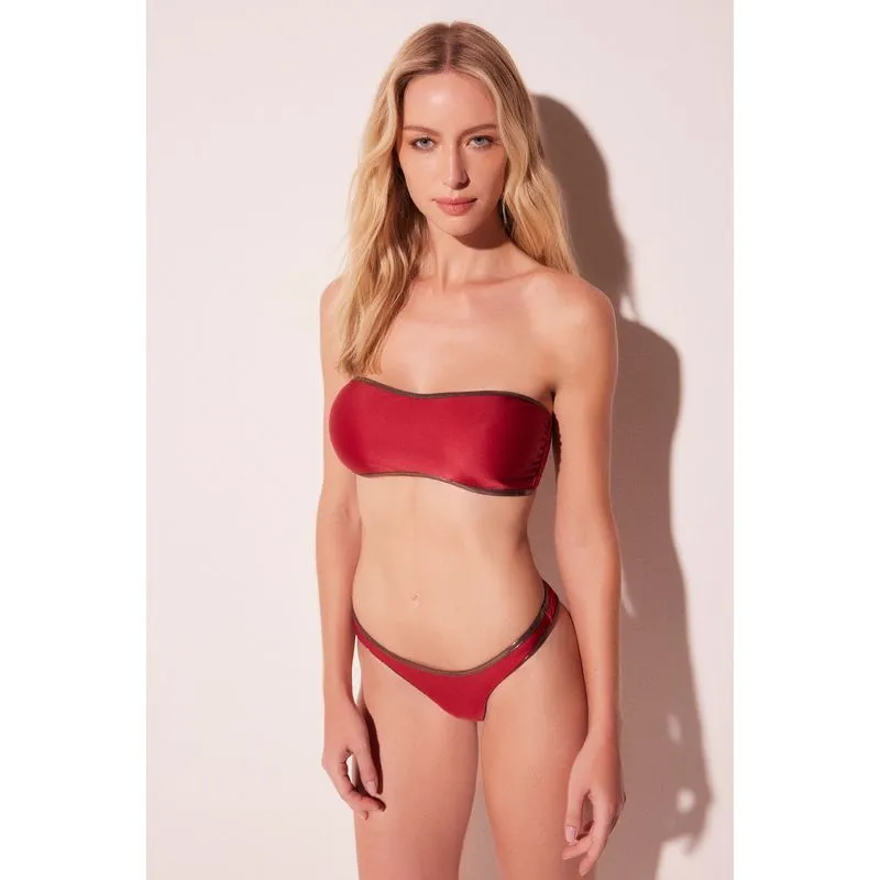 Biquíni Sutiã Faixa Cereja Duo VERMELHO/RED M/M