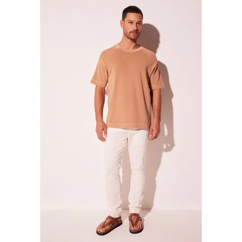 Camiseta Manga Curta Cerâmica MARROM/BROWN M/M