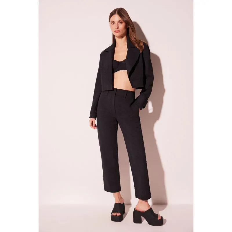Calça Slim Fit Croco PRETO/BLACK 44