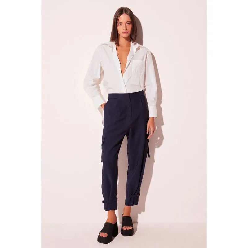 Calça Reta Sal Marinho AZUL MARINHO/NAVY BLU GG/XL