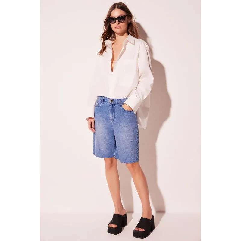 Bermuda Jeans Correntes AZUL/BLUE 46